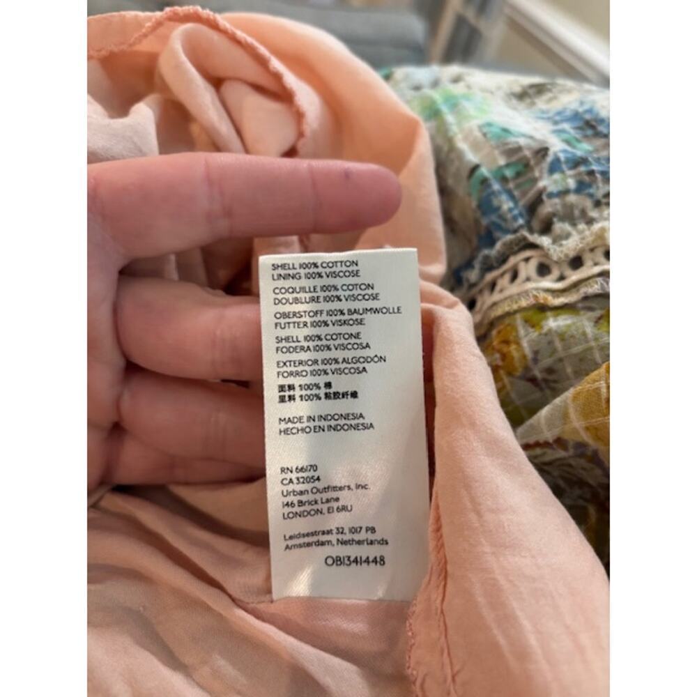 Anthropologie Ruffled Tiered Boho Romantic Coquette Patchwork Maxi Dress Med - Picture 10 of 10